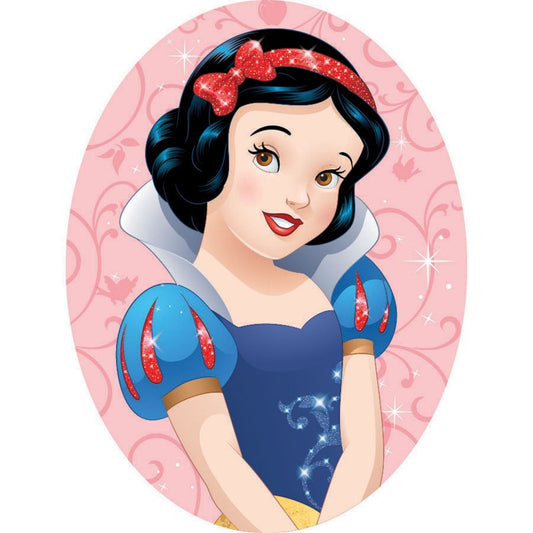 Snow White Ad-Fab™ Disney Princess Adhesive Fabric 3" Sticker