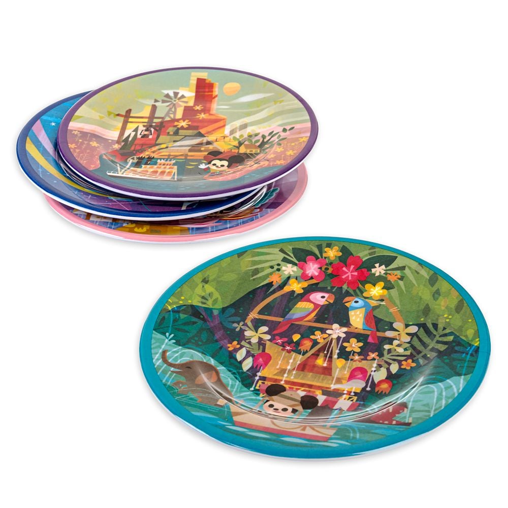 Joey Chou Disney Melamine Plastic Plate Set