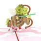 Star Wars Yoda Cupid Pop-Up Card