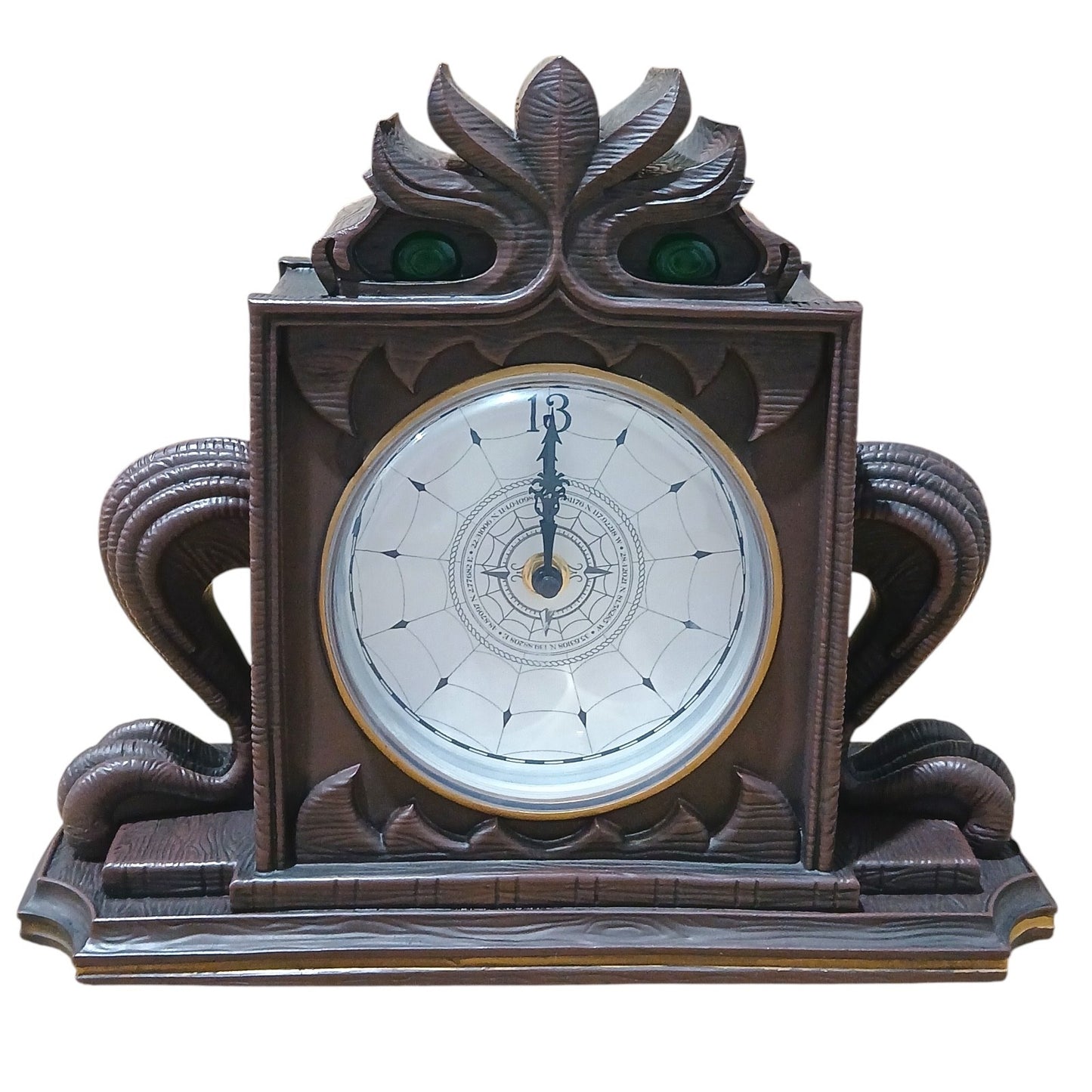 Disney Cruise Line Treasure Exclusive Haunted Mansion Light-Up Mantel Clock