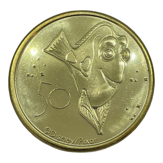 Dory Walt Disney World 50th Gold Medallion