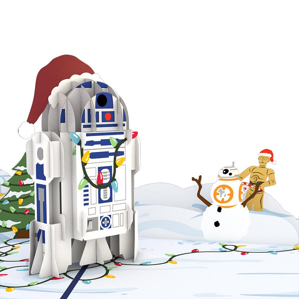 Star Wars Festive Christmas R2-D2 Pop-Up Card