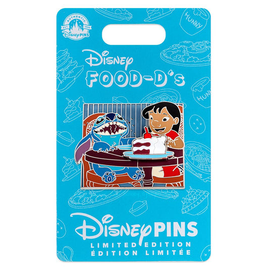 Lilo & Stitch with Cake Food-D's Limited Edition Pin