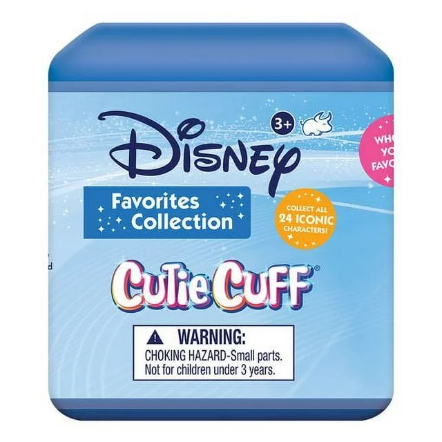 Disney Cutie Cuff Series 1 - 3 Blind Mystery Box Snap Bracelet