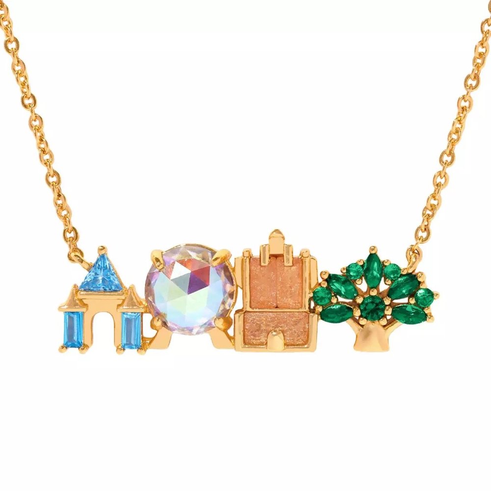 Girl's Crew Walt Disney World Attractions Necklace - 4 Parks