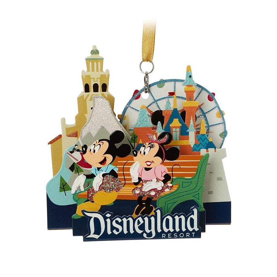 Disneyland Metal Diorama Ornament