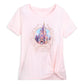 Pink Cinderella Castle Fashion T-Shirt for Women - Walt Disney World 50th Anniversary