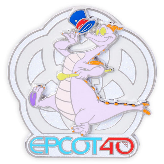 Epcot Figment Top Hat 40th Anniversary Pin