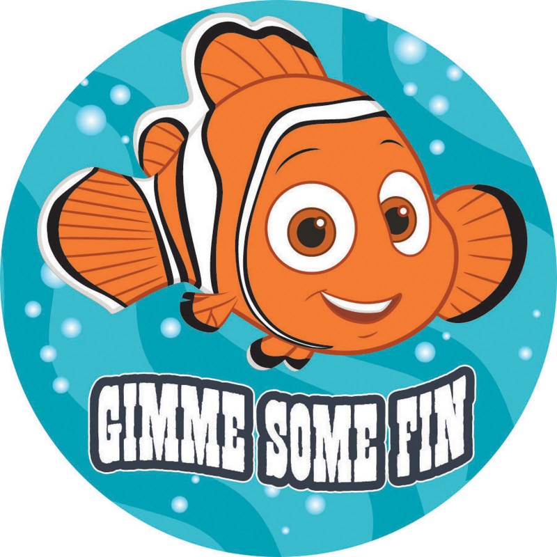 Finding Nemo Ad-Fab™ Pixar Finding Nemo Adhesive Fabric 3" Sticker