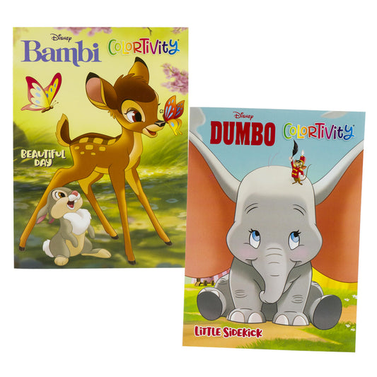 Dumbo and Bambi Coloring Books