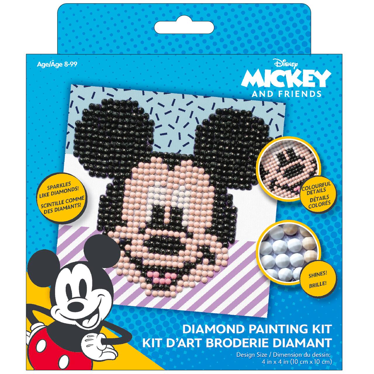 Camelot® Dots Mickey Mouse Fun Diamond Painting Kit
