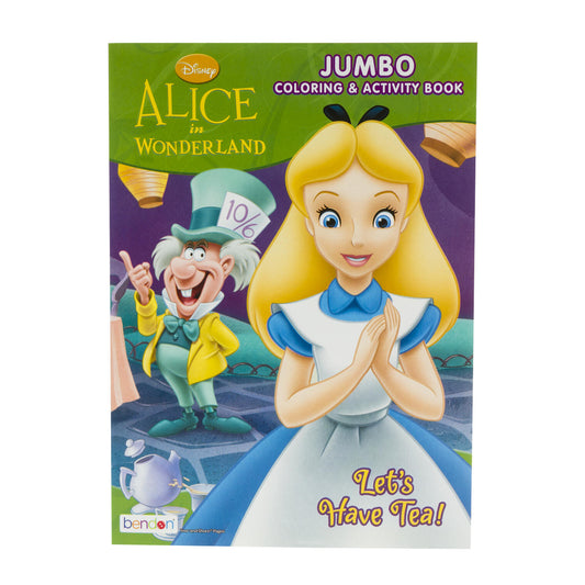 Alice in Wonderland Jumbo Coloring & Activity Book