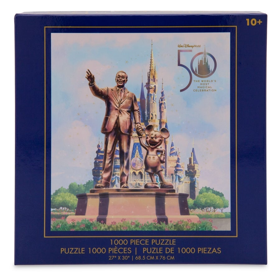 Walt Disney and Mickey Mouse ''Partners'' Puzzle -Walt Disney World 50th Anniversary