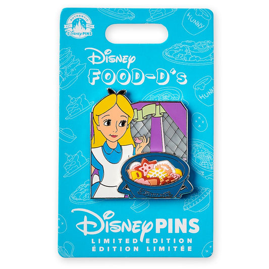 Disney Alice In Wonderland Food'D's Pin - Limited Edition