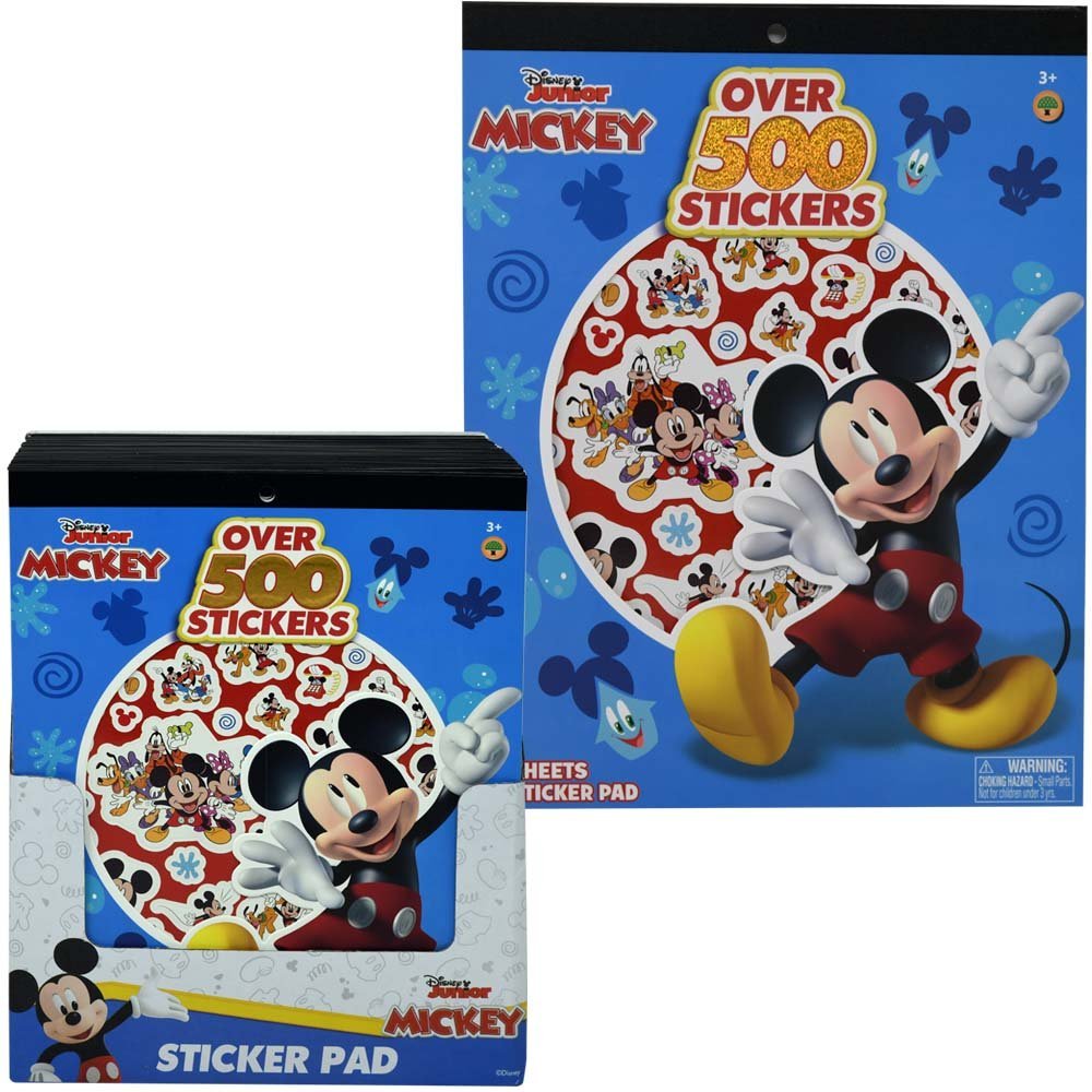 Disney Junior Mickey Mouse Sticker Sheets - 500 Stickers