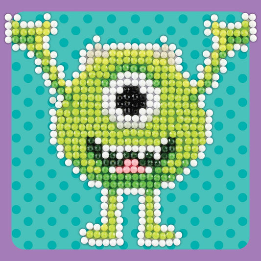 Camelot® Dots Monsters Inc. Mike Wazowski Fun Diamond Painting Kit