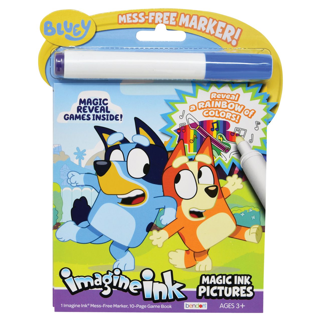 Bluey Imagine Ink Coloring Book