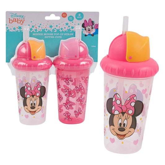 Minnie Mouse Sippy Straw Cup Set - 10 Ounces