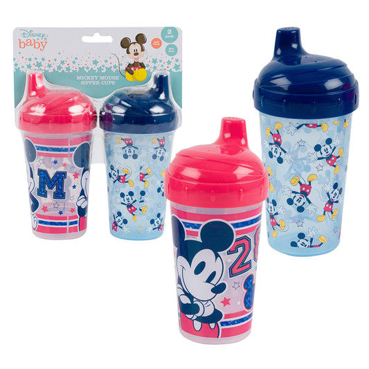 Varsity Mickey Mouse Sipper Cup Set - BPA Free and Spill Proof