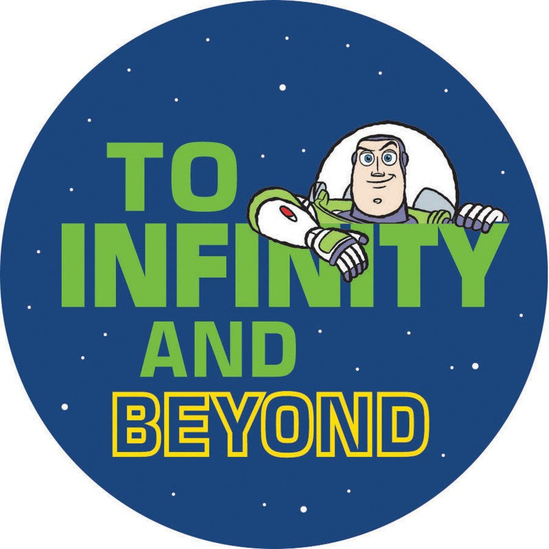 Buzz Lightyear Ad-Fab™ Disney Pixar Buzz to Infinity Adhesive Fabric 3" Sticker