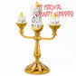 IncrediBuilds: Disney's Beauty and the Beast: Lumiere 3D Wood Model and Book