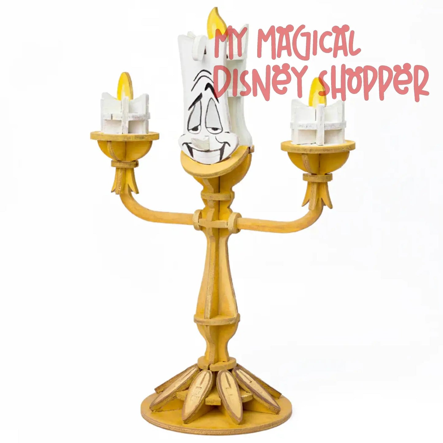IncrediBuilds: Disney's Beauty and the Beast: Lumiere 3D Wood Model and Book