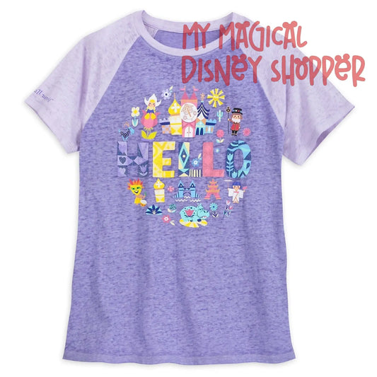 It's A Small World Raglan Disney Women's Shirt