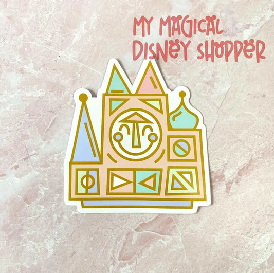 It's a Small World Waterproof Sticker