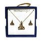 Cinderella Castle 50th Anniversary Earrings and Necklace Set
