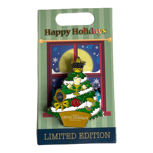 2021 Christmas Tree Happy Holidays Disney's Grand Floridian Resort - Limited Edition 2500
