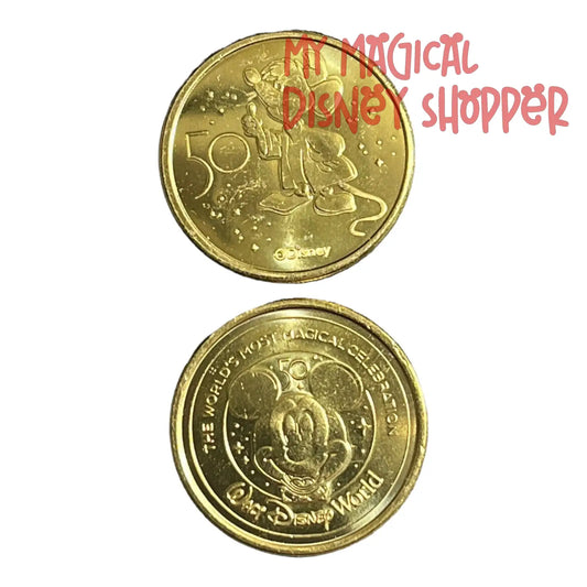 Jaq Walt Disney World 50th Gold Medallion