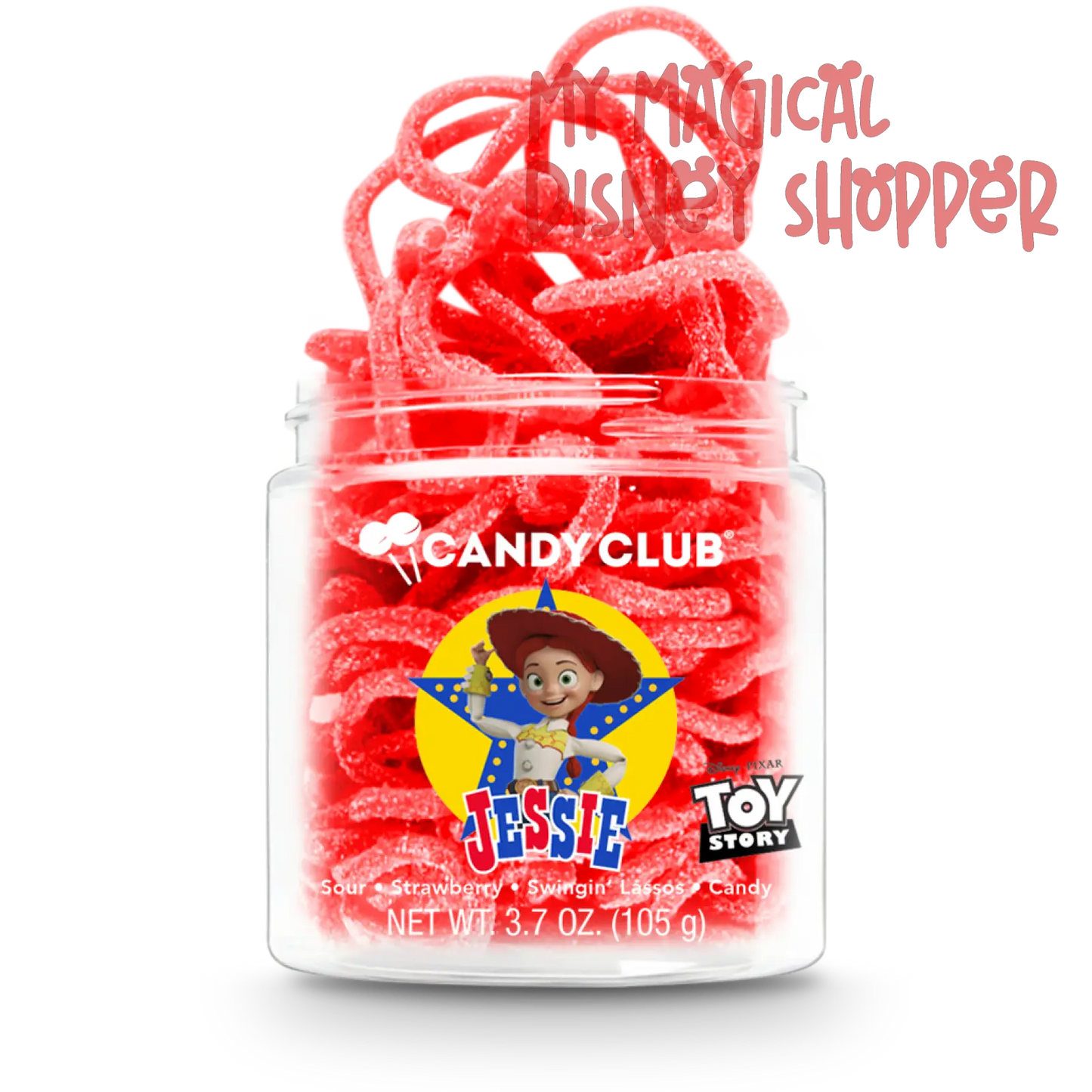 Jessie Sour Strawberry Swingin Lassos Candy - Toy Story