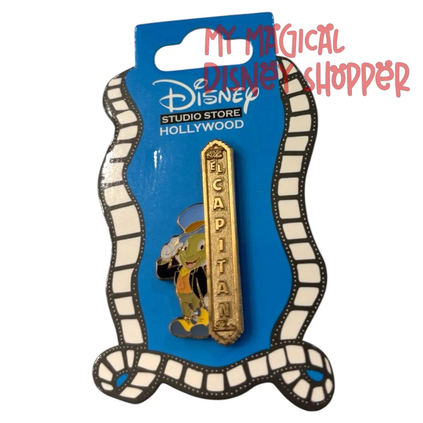 Jiminy Cricket Pin - Disney Studio Store Hollywood El Capitan Theater Character Series