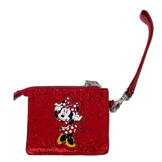 Minnie Mouse Glitter Wallet Wristlet