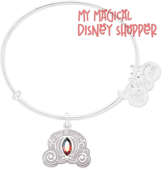 Just Married Cinderella Carriage Alex and Ani Bracelet