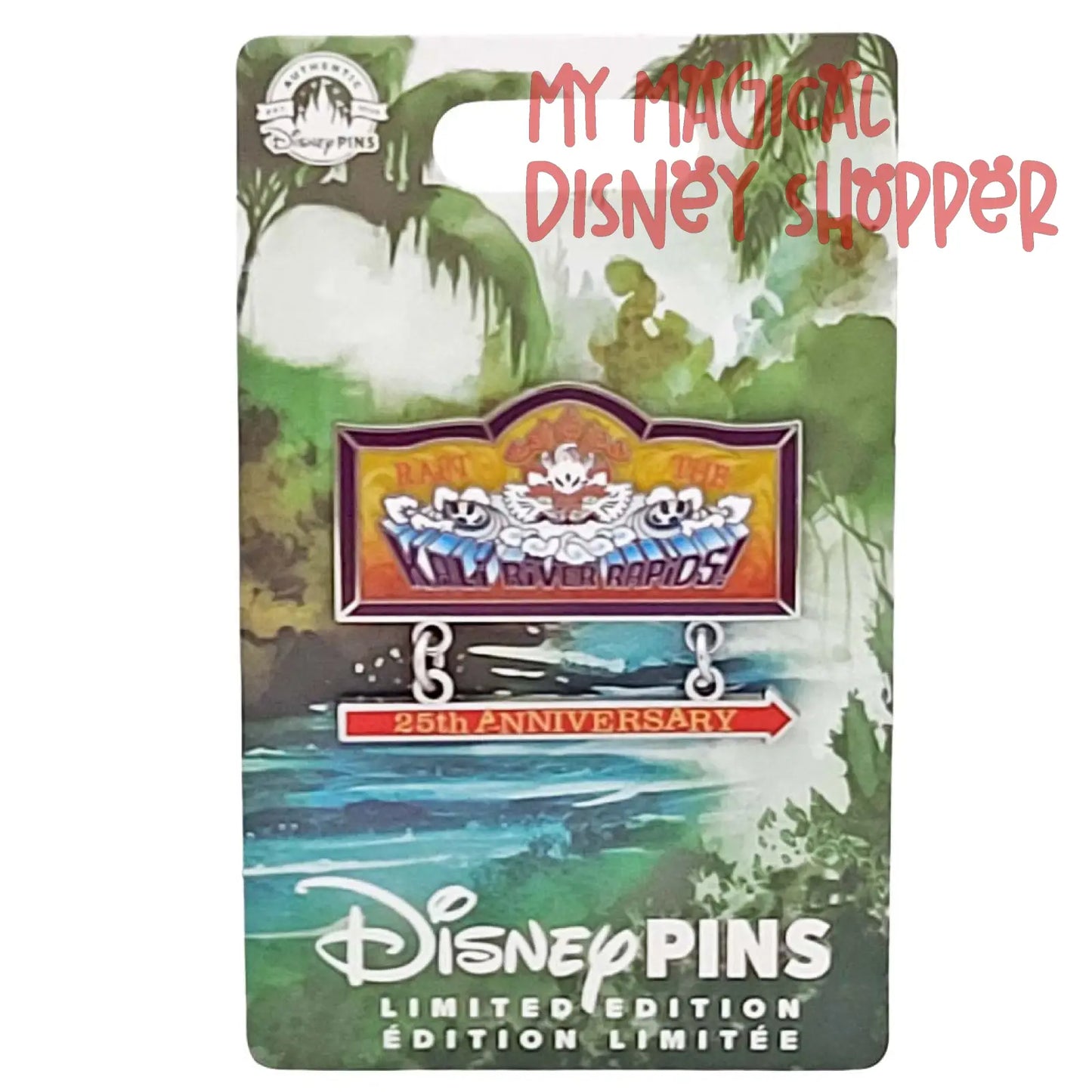 Kali River Rapids 25th Anniversary Disney Pin