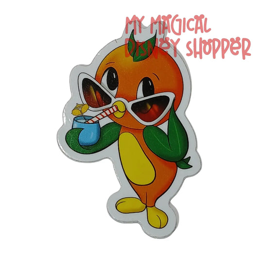 Keeping Cool Orange Bird Disney Sticker