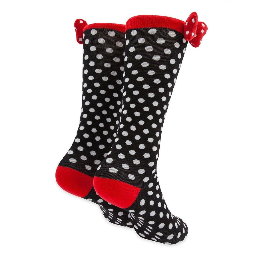 Minnie Mouse Knee Socks - Bow Disney Women's Socks