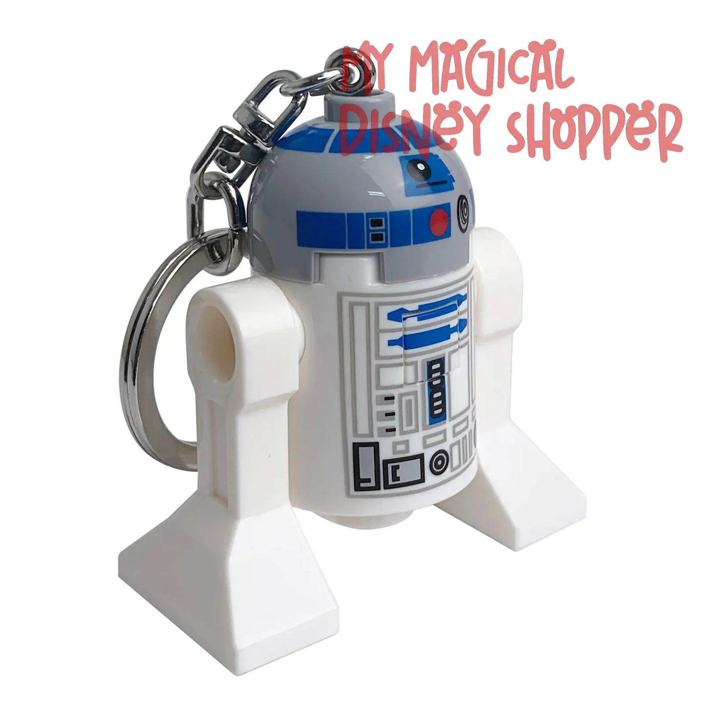 LEGO Star Wars R2-D2 Minifigure Key Light Keychain