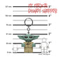 LEGO Star Wars The Mandalorian The Child LED Keychain Light