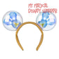 Light Up Balloon Disney Minnie Ears Headband - Walt Disney World 50th Anniversary