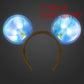 Light Up Balloon Disney Minnie Ears Headband - Walt Disney World 50th Anniversary