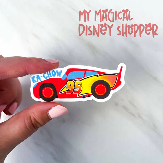 Lightning McQueen Race Car Sticker