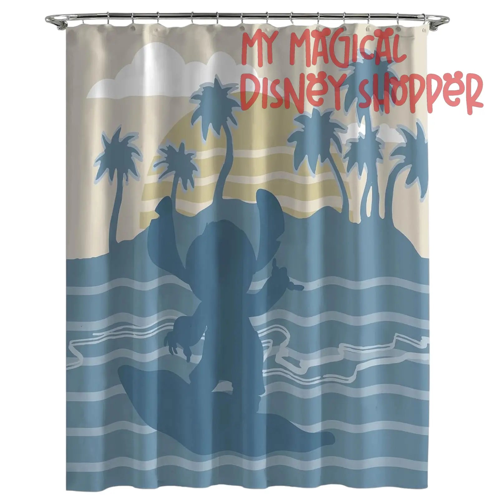 Lilo & Stitch Shower Curtain - My Magical WDW Shopper