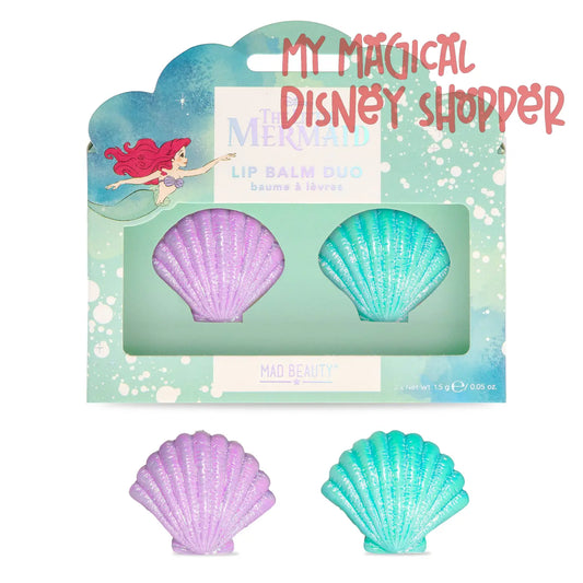 Little Mermaid Shell Lip Balm Duo