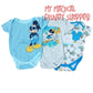 Disney Baby 3 Piece Mickey Surfing Onesies
