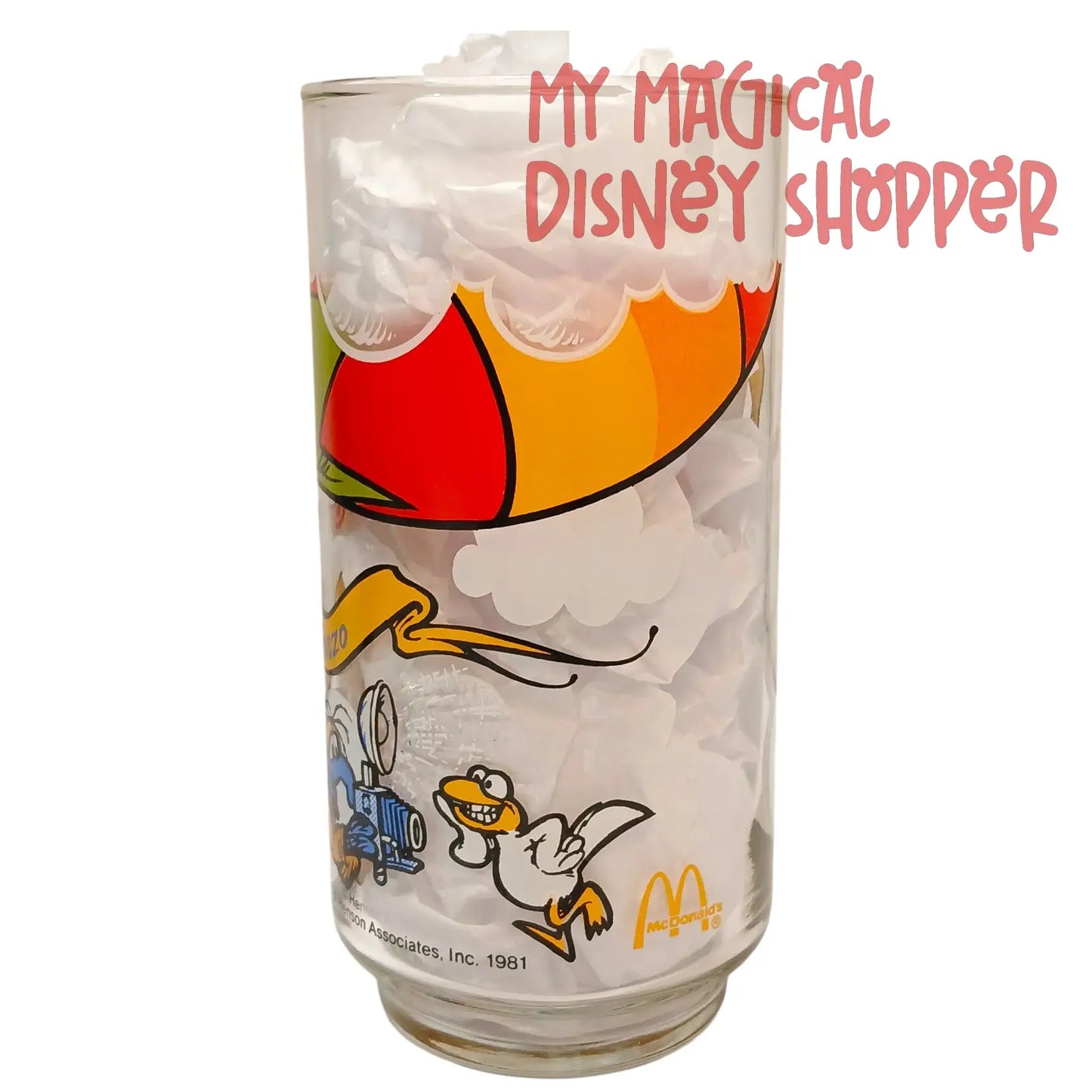 Vintage McDonald's 1981 The Great Muppet Caper Glasses