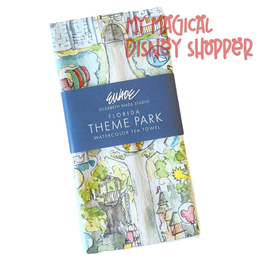 Walt Disney World Elizabeth Wade Studio Florida Tea Towel