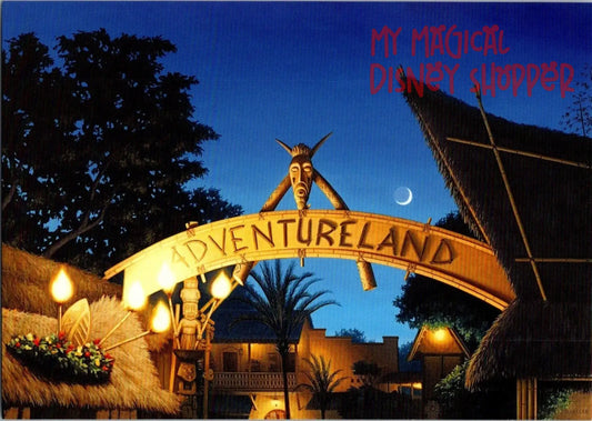 Wonderground Gallery "Adventureland" Disney Postcard - Danny Heller