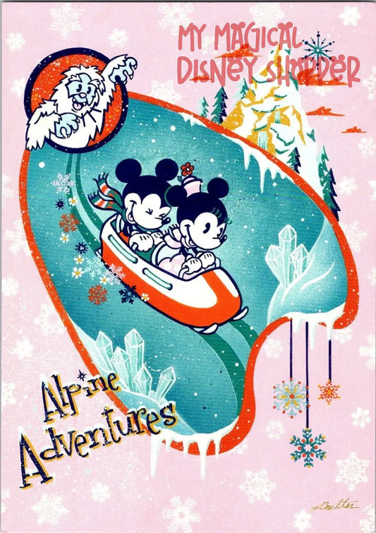 Wonderground Gallery Alpine Adventures Disney Postcard - John Coulter